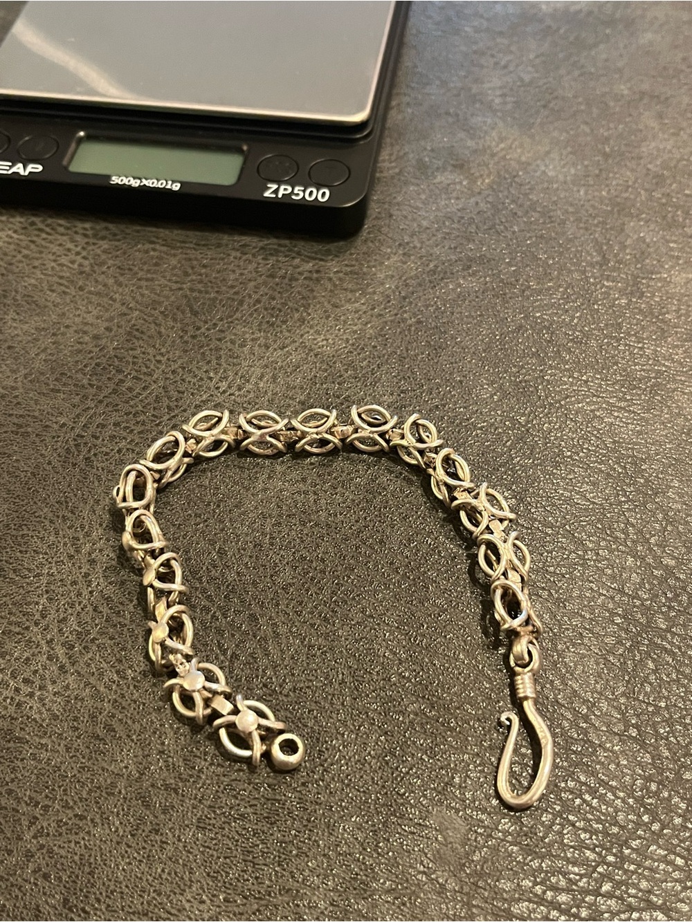 Sterling Silver 925 Link Bracelet - Silver